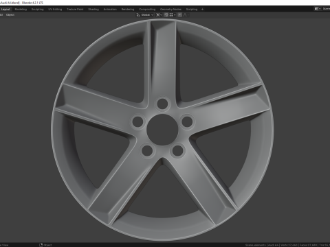 Audi A4 8K00714 Modelo 3D