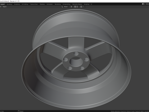 Audi A4 8K00714 Modelo 3D