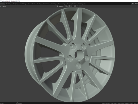 FIAT Linea 3D मॉडल