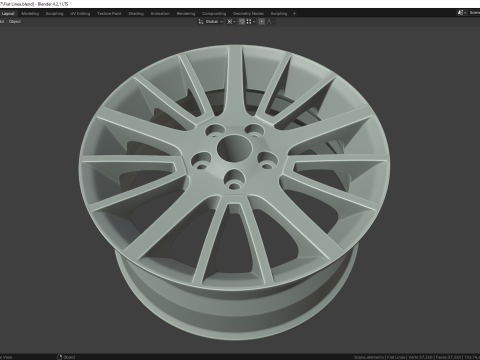 FIAT Linea 3D मॉडल