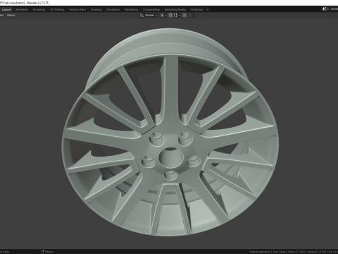 FIAT Linea 3D मॉडल