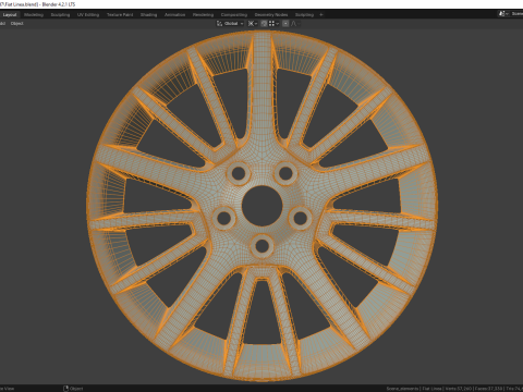 FIAT Linea 3D मॉडल