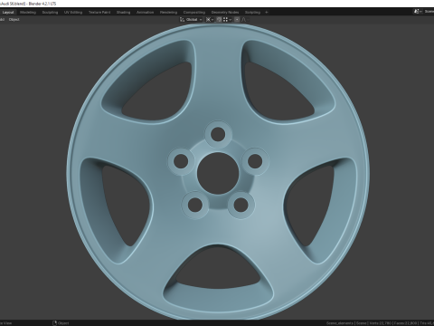 Audi S6 58707S Modelo 3D