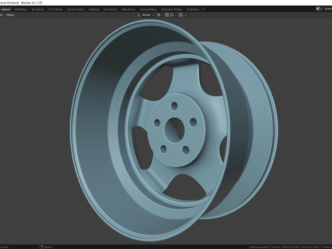 Audi S6 58707S Modelo 3D