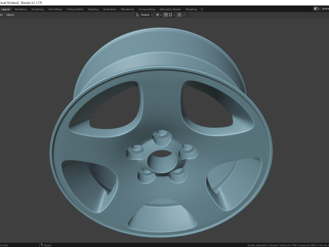 Audi S6 58707S Modelo 3D