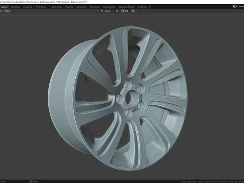 Land Rover Discovery Sport 72261H 3D Model