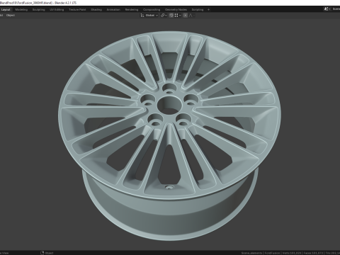 Fusion 3960HR 3D 模型