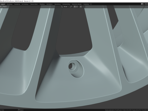 Fusion 3960HR 3D 模型
