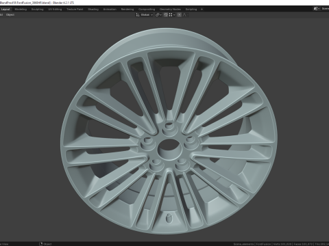 Fusion 3960HR 3D 模型