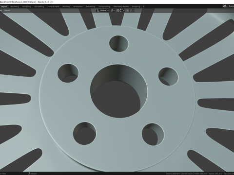 Fusion 3960HR 3D 模型