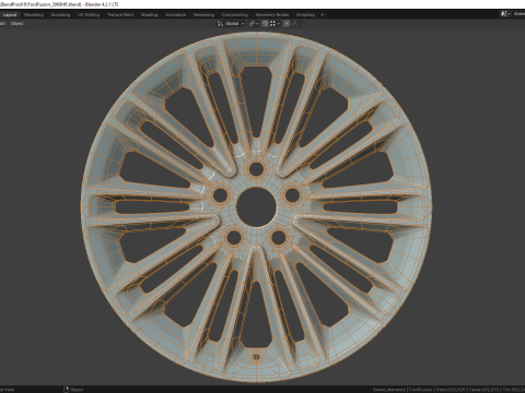 Fusion 3960HR 3D 模型