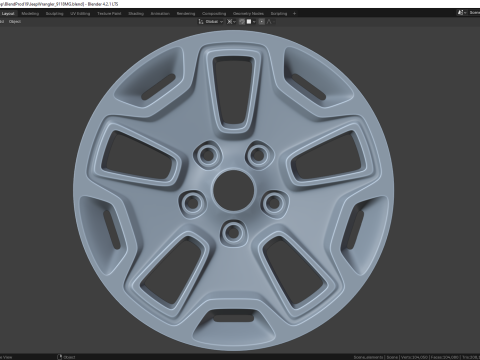 Jeep Wrangler 9118MG Modelo 3D