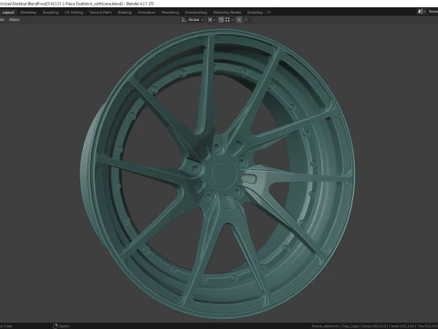 VLS 01 2-Piece Dualblock 3D Model