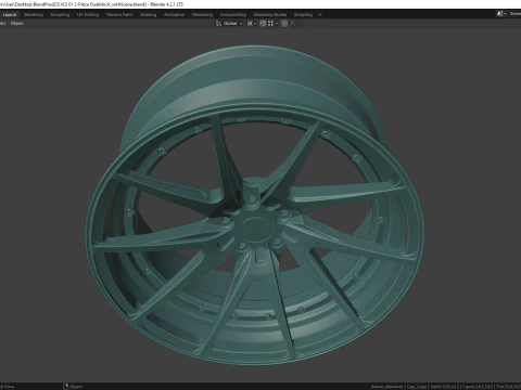 VLS 01 2-Piece Dualblock 3D Model