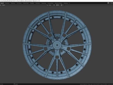 VXS 15 2-Piece Dualblock 3D Model