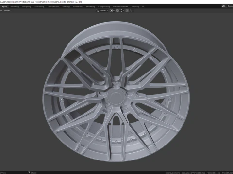 VXS 00 2-Piece Dualblock 3D Model