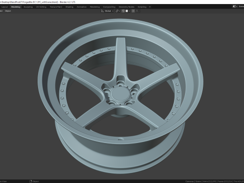 Forgedlite DC1 2PC 3D 모델