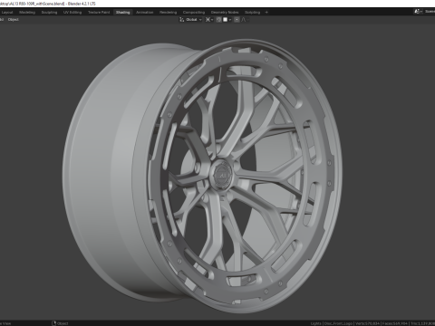 AL13 R80-109R Model 3D
