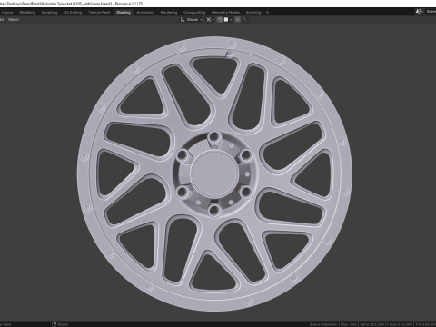 Hostile Sprocket H108 3D Model