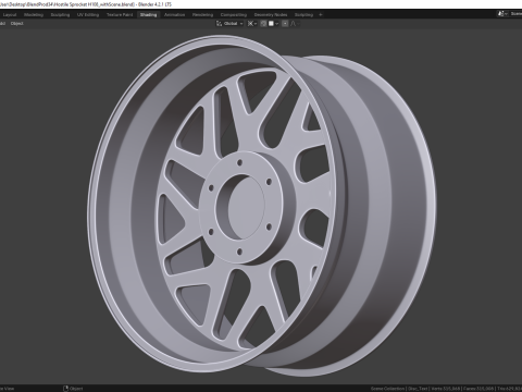 Hostile Sprocket H108 3D Model