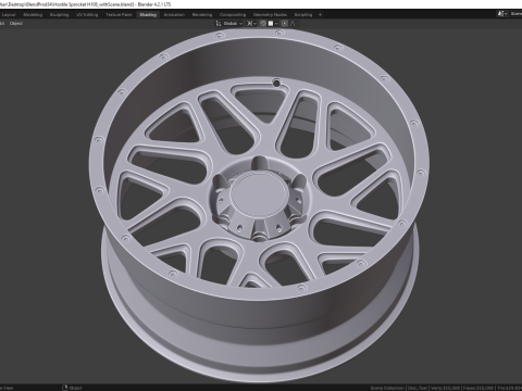 Hostile Sprocket H108 3D Model