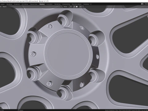 Hostile Sprocket H108 3D Model