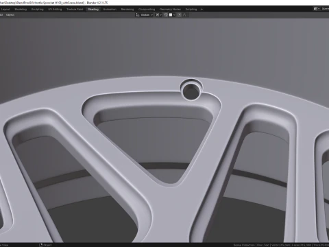 Hostile Sprocket H108 3D Model