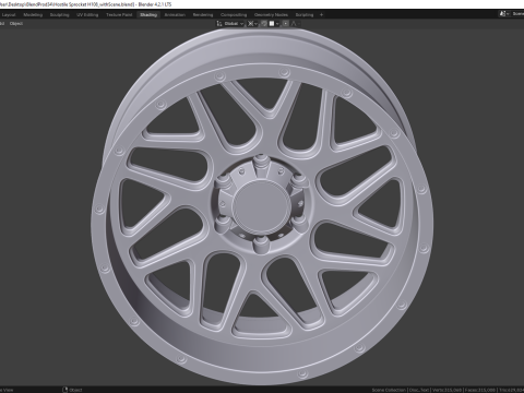 Hostile Sprocket H108 3D Model