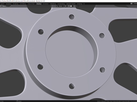 Hostile Sprocket H108 3D Model