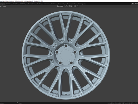 Rotiform LSE Low-poly 3D Модель