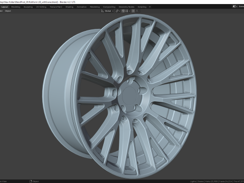 Rotiform LSE Low-poly 3D Модель