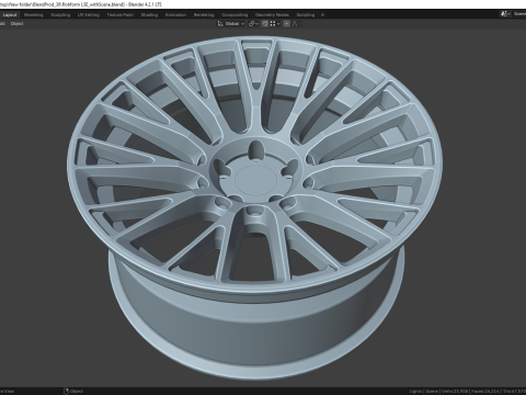 Rotiform LSE Low-poly 3D Модель