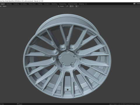 Rotiform LSE Low-poly 3D Модель