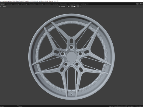Forgedlite DC9 MODULAR 3D Model