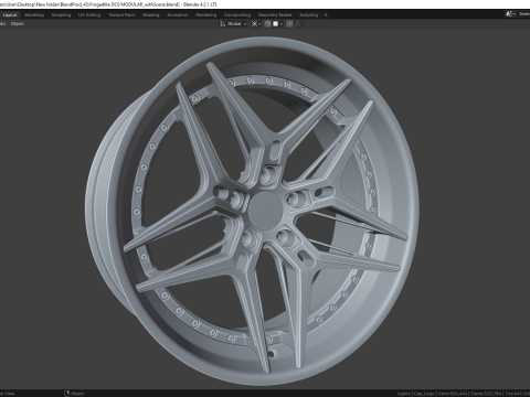 Forgedlite DC9 MODULAR 3D Model