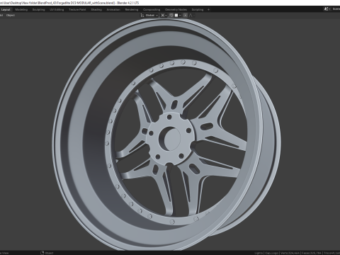 Forgedlite DC9 MODULAR 3D Model