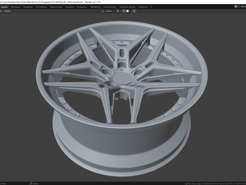 Forgedlite DC9 MODULAR 3D Model