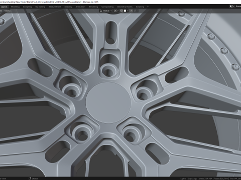 Forgedlite DC9 MODULAR 3D Model