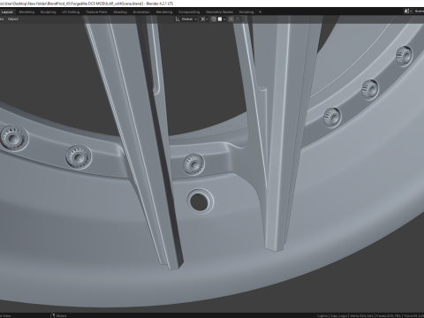 Forgedlite DC9 MODULAR 3D Model