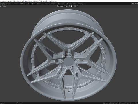 Forgedlite DC9 MODULAR 3D Model