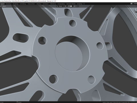 Forgedlite DC9 MODULAR 3D Model
