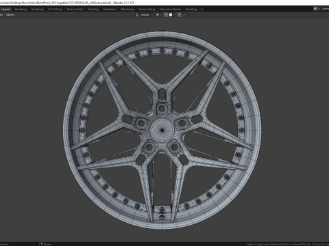 Forgedlite DC9 MODULAR 3D Model