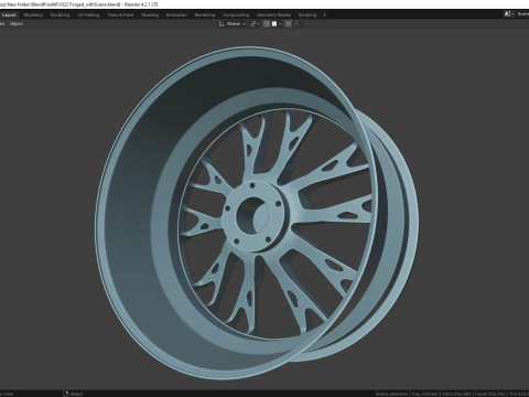VS22 Forged Model 3D
