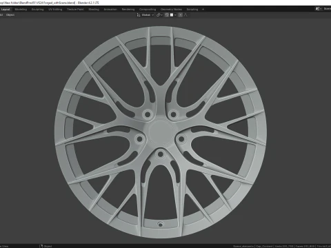 VS24 Forged 3D Model