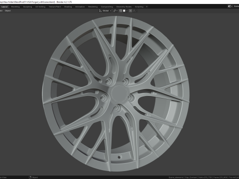 VS24 Forged 3D Model