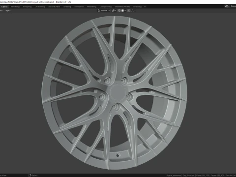 VS24 Forged 3D Model