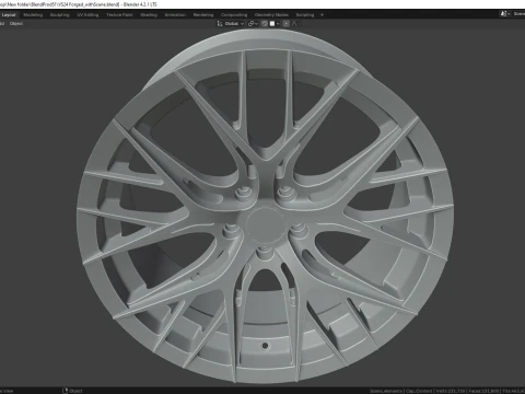 VS24 Forged 3D Model