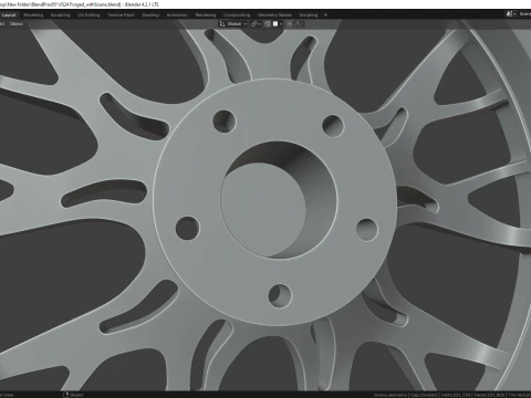 VS24 Forged 3D Model