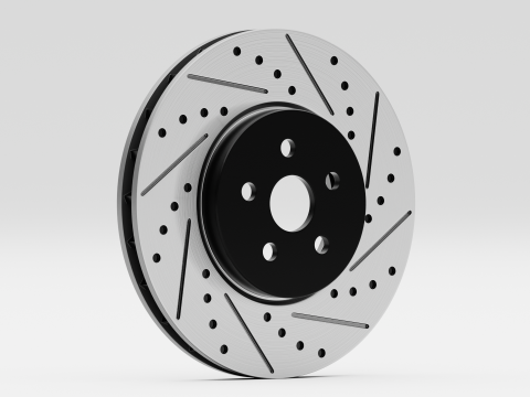 Vortex-X Brake Caliper and Brake Disc 3D 模型