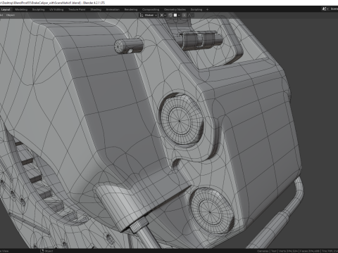 Vortex-X Brake Caliper and Brake Disc 3D 模型